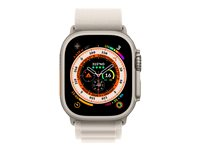 Apple Watch Ultra - titan - Ja smart klocka med Alpine Loop - starlight - 32 GB MQFQ3WB/A