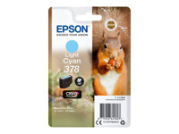 Epson 378 - ljus cyan - original - bläckpatron C13T37854010