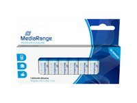 MediaRange Premium batteri - 10 x AA-typ - alkaliskt MRBAT 105