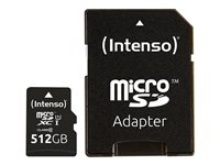 Intenso Premium - flash-minneskort - 512 GB - mikroSDXC UHS-I 3423493