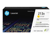 HP 213X - Lång livslängd - gul - original - LaserJet - tonerkassett (W2132X) W2132X