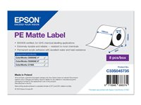 Epson PE - löpande etiketter - matt - 8 rulle (rullar) - Rulle (10,2 cm x 55 m) C33S045735