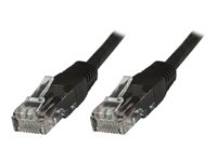MicroConnect nätverkskabel - 1 m - svart V-UTP601SVP