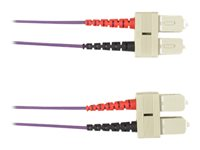Black Box patch-kabel - 1 m - violett FOCMR62-001M-SCSC-VT