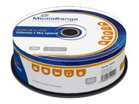 MediaRange - DVD+R x 25 - 4.7 GB - lagringsmedier MR404