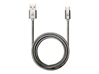 IOGEAR Charge & Sync Flip Pro - USB typ C-kabel - USB till USB-C - 2 m G2LU3CAM02-GY