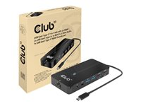 Club 3D CSV-1595 - dockningsstation - USB-C 3.2 Gen 1 - 2 x HDMI - GigE CSV-1595