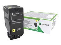 Lexmark - Lång livslängd - gul - original - tonerkassett - LCCP, Lexmark Corporate 74C2HYE