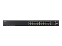 Cisco 220 Series SF220-24P - switch - 24 portar - Administrerad - rackmonterbar SF220-24P-K9-EU