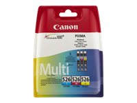 Canon CLI-526 C/M/Y Multi pack - 3-pack - gul, cyan, magenta - original - bläcktank 4541B012