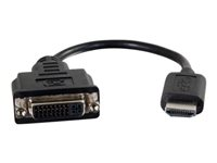 C2G HDMI to DVI-D Adapter - HDMI to Single Link DVI-D Converter - M/F - videokonverterare - svart 41352