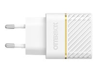 OtterBox Wall Charger strömadapter - 24 pin USB-C - 30 Watt 78-80484