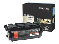 Lexmark - svart - original - tonerkassett X644A21E