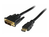 StarTech.com 0,5 m HDMI till DVI-D-kabel – M/M - adapterkabel - HDMI / DVI - 50 cm HDDVIMM50CM