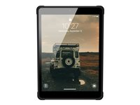 UAG Rugged Case for iPad 10.2-in (7/8 Gen, 2019/2020) - Metropolis w/HS Black - baksidesskydd för surfplatta 12191L114040