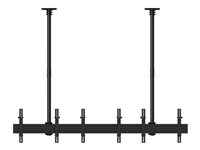 Multibrackets M Ceiling Mount Pro MBC3X1U2 monteringssats - för 6 LCD-bildskärmar - svart 7350073733507