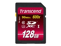 Transcend Ultimate series - flash-minneskort - 128 GB - SDXC UHS-I TS128GSDXC10U1