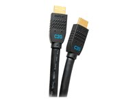 C2G 15ft Ultra Flexible 4K Active HDMI Cable Gripping 4K 60Hz - In-Wall M/M - HDMI-kabel med Ethernet - 4.5 m C2G10380