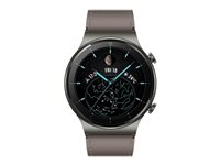 Huawei Watch GT 2 Pro Classic - nebulosa grå - smart klocka med rem - gråbrun - 4 GB 55025792