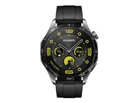 Huawei Watch GT 4 - rostfritt stål - smart klocka med rem - svart 55020BGS