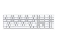 Apple Magic Keyboard with Touch ID and Numeric Keypad - tangentbord - QWERTZ - tysk MK2C3D/A
