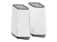 NETGEAR Orbi Pro SXK80 - Wifi-system - Wi-Fi 6 - skrivbordsmodell, väggmonterbar, takmonterbar SXK80-100EUS