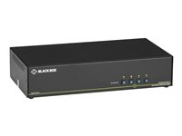 Black Box SECURE NIAP - Dual-Head - omkopplare för tangentbord/video/mus/ljud - 4 portar - TAA-kompatibel SS4P-DH-HDMI-U