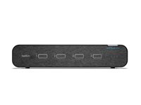 Belkin Universal Secure Dual-Head - 2:a generationen - omkopplare för tangentbord/video/mus/ljud - 4 portar - TAA-kompatibel F1DN204KVM-UNN4