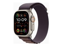 Apple Watch Ultra 2 - titan - smart klocka med Alpine Loop - indigo - 64 GB MRER3TY/A