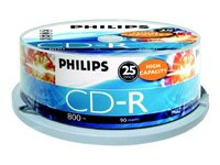 Philips CR8D8NB25 - CD-R x 25 - 800 MB - lagringsmedier CR8D8NB25/00