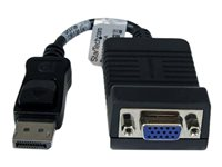 StarTech.com DisplayPort to VGA Adapter - 1920x1200 - Active DP to VGA Video Converter - Plug and Play DP to VGA Connector (DP2VGA) - bildskärmsadapter - 25 cm DP2VGA