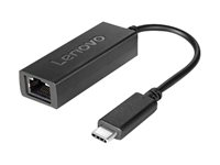 Lenovo - nätverksadapter - USB-C - USB-C + Gigabit Ethernet 4X90L66917
