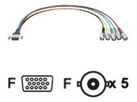 Extron SY VGAF-RGBHVF - Install - VGA-adapter - 30 cm 26-604-01