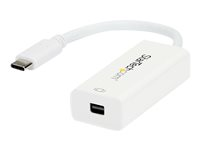 StarTech.com USB-C till Mini DisplayPort-adapter - 4K 60 Hz - Vit - DisplayPort-adapter - 24 pin USB-C till Mini DisplayPort - 18 cm CDP2MDP
