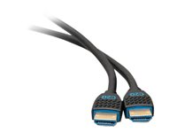 C2G 18in 4K HDMI Cable - Performance Series Cable - Ultra Flexible - M/M - HDMI-kabel - 50 cm C2G10374