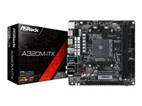 ASRock A320M-ITX - moderkort - mini ITX - Socket AM4 - AMD A320 90-MXB7X0-A0UAYZ