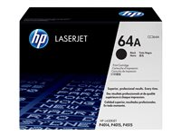 HP 64A - svart - original - LaserJet - tonerkassett (CC364A) CC364A