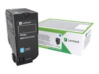 Lexmark - cyan - original - tonerkassett - LCCP, LRP, Lexmark Corporate 74C2SCE