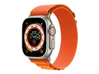 Apple Watch Ultra - titan - smart klocka med Alpine Loop - orange - 32 GB MQFL3FD/A