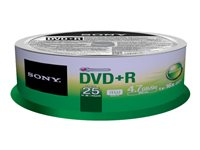 Sony 25DPR47SP - DVD+R x 25 - 4.7 GB - lagringsmedier 25DPR47SP