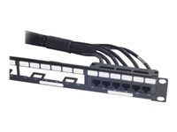 APC Data Distribution Cable - nätverkskabel - TAA-kompatibel - 13.7 m - svart DDCC6-045