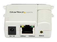 StarTech.com 1-Port 10/100 Mbps Parallel Network Print Server - Fast Centronics Ethernet Printer Server Adapter - Windows 10 (PM1115P2) - printserver - parallell - 10/100 Ethernet PM1115P2