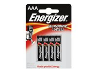 Energizer Alkaline Power batteri - 4 x AAA - alkaliskt E300132600