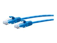 C2G 25ft (7.6m) Cat6a Snagless Unshielded (UTP) Slim Ethernet Network Patch Cable - Blue - patch-kabel - 7.6 m - blå C2G30138