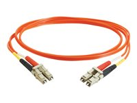 C2G LC-LC 50/125 OM2 Duplex Multimode PVC Fiber Optic Cable (LSZH) - nätverkskabel - 30 m - orange 85503