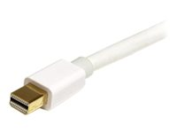 StarTech.com 3m (10 ft) White Mini DisplayPort Cable - Mini Display Port to Mini Display Port - 2x Mini DP (m) - 3 meter, 10 feet (MDPMM3MW) - DisplayPort-kabel - 3 m MDPMM3MW