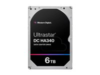 WD Ultrastar DC HA340 WUS721206BLE6L4 - hårddisk - datacenter - 6 TB - SATA 6Gb/s 0B47077