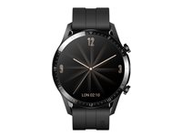 Huawei Watch GT 2 Sport - svart rostfritt stål - smart klocka med rem - matt svart 55027966