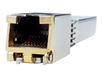 Allied Telesis AT SP10TM - SFP+ sändar/mottagarmodul - 100Mb LAN, 1GbE, 10GbE, 5GbE, 2.5GbE - TAA-kompatibel AT-SP10TM