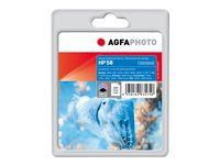AgfaPhoto - fotofärg - återanvänd - bläckpatron (foto) (alternativ för: HP 58, HP C6658AE) APHP58PC